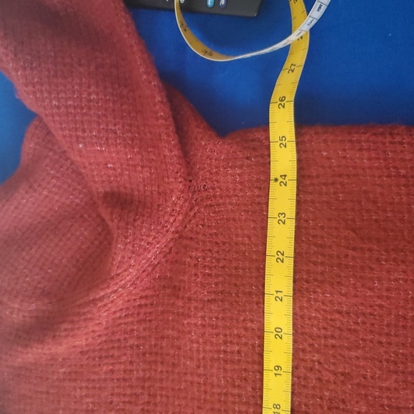 4/$20 Mock neck pull over rust colored sweater - Picture 7 of 9